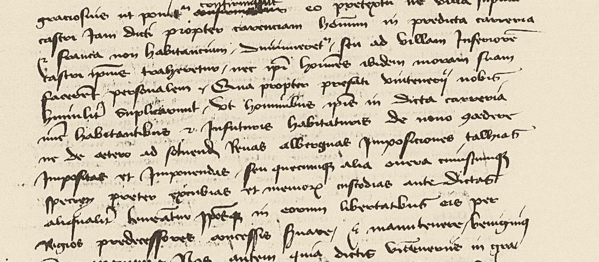 Exposé du privilège de la rue Franche : le motif de peuplement et la réserve du guet et de la garde des murs
