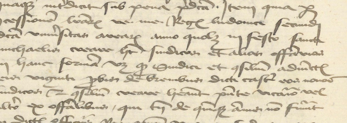 Registre B10, folio 229v : l'article sur l'élection annuelle des syndics et consuls à la Saint-Michel